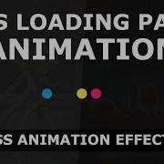 CSS Loading Page Animation Effects Tutorial Html CSS Animation