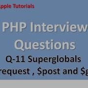 Q11 REQUEST POST And GET Superglobal Variables
