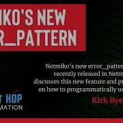 Netmiko Error Pattern Kirk Byers 2021