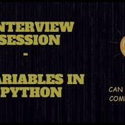 1 Interview Session On Variables In Python