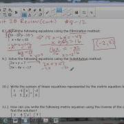 Algebra 2 Unit 2B Review 8 12
