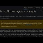 Basic Flutter Layout Concepts