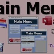 How To Create A Main Menu Form In Microsoft Access With Buttons Or A List Box