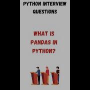 Python Interview Questions What Is Pandas
