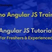 Demo AngularJS Training AngularJS Tutorial For Beginners