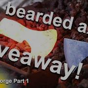 British Blacksmith Forging A Bearded Axe Part 1