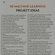 Machine Learning Project Ideas Datascience Data