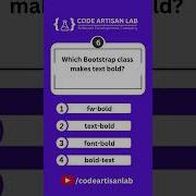 Bold Text In Bootstrap