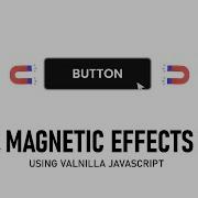 Magnetic Button On MouseMove HTML CSS JavaScript Projects Button Hover Effect