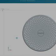 NX Algorithmic Modeling Phyllotaxis Speaker Grille NX 1953