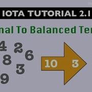 IOTA Tutorial 2 1 Convert Decimal Value To Balanced Ternary Value