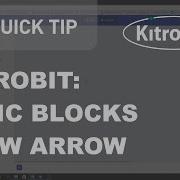 Microbit MakeCode Editor Basic Blocks Show Arrow Kitronik