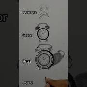 How To Draw A Alarm Clock In Different Times Viral Clock Viral Drawing Art 3d