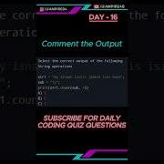 DAY 16 Tell Me The Output Of This Code Python Quiz Question Daily Quiz Challenge Ampire