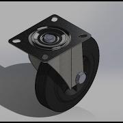 Swivel Caster 125 Rubber Wheel