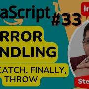 Error Handling In JavaScript Try Catch Finally Throw JavaScript Tutorial In Hindi 33