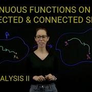 Continuous Functions On Path Connected And Connected Sets Real Analysis II