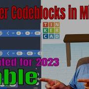 Create A Table Using Code With Tinkercad Codeblocks In 2023
