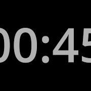 45 SECOND TIMER No Sound Full HD 1080p COUNTDOWN