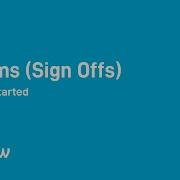 Getting Started With EForms Sign Offs