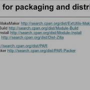 Tools To Package Perl Scripts Modules And Applications
