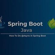 Spring Boot How To Do Async In Spring