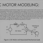 MODELLING OF DC MOTOR TRANSFER FUNCTION