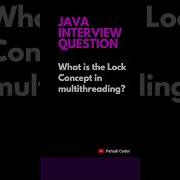 What Is The Lock Concept In Multithreading JAVA INTERVIEW QUESTION 44 Pahadi Coder