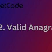 242 Valid Anagram Leetcode Python بايثون