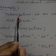 Lecture 2 Tokenization