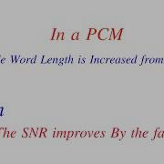 Pulse Code Modulation Solved Problem PCM SNR Code Word Length Of PCM Digital Communication