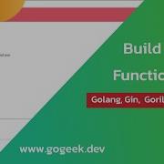 Build Chat Functionality Golang Gin Gorilla Websocket GoGeek Dev