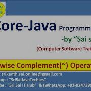 66 Bitwise Complement Operator In Java Program Bitwise