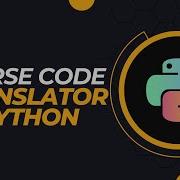 MAKING A MORSE CODE CONVERTER IN PYTHON USING STRINGS ONLY WITHOUT ANY LIBRARY OR MODULE