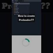 How To Create Preloader Using Html Css