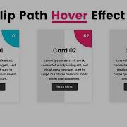 Responsive Card With Css Clip Path Css Card Hover Effect