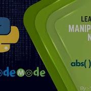 Abs Function In Python Use Of Abs Function In Python Python For Beginners CodeMode