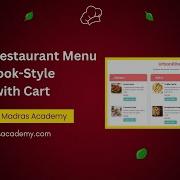 Build A Restaurant Menu UI With Add To Cart HTML CSS JavaScript