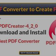 Download And Install PDFCreator And Start Creating PDF Files Install Free PDF Printer