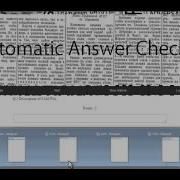 Automatic Answer Checker Project