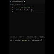 List Methods Part 6 Python Coding Shorts