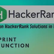 6 Hackerrank Print Function Python HackerRank Solutions In Hindi Python Hackerrank