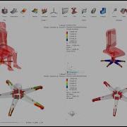 Design Of Office Chair Base Using Topology Optimization Optimization DFMA Optistruct Skillmaak