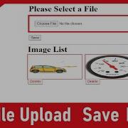 PHP PDO File Upload How To Php File Uploading Save Delete And Using MYSQL Database With CSS HTML
