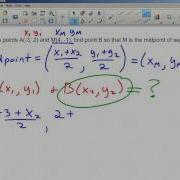 Find Endpoint Given Midpoint