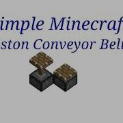 Minecraft Machines Simple Non Slime Block Conveyor Belt