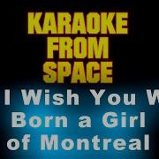 Of Montreal Tim I Wish You Were Born A Girl Karaoke Instrumental Lyrics