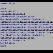 How To Create An Alphabet Shapes In Python Using Nested Loops