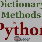 Dictionary Methods In Python Python Dict Function Python Tutorial For Beginners In Hindi