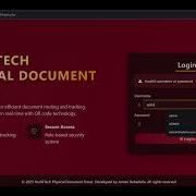 YoshiiTech Physical Document Tracking System With Mobile QR Scanning PHP Local Live